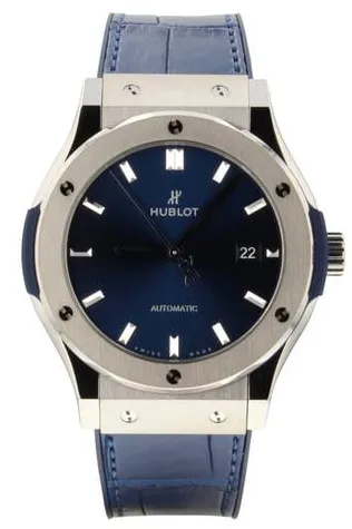 Hublot Classic Fusion Blue 542.NX.7170.LR 42mm Titanium Blue