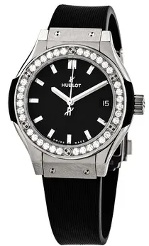 Hublot Classic Fusion Quartz 581.NX.1171.RX.1104 33mm Titanium Black