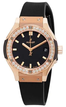 Hublot Classic Fusion Quartz 581.OX.1181.RX.1104 33mm Yellow gold Black