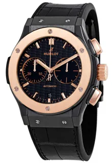 Hublot Classic Fusion 521.CO.1781.LR Ceramic and Titanium Black Carbon Fiber