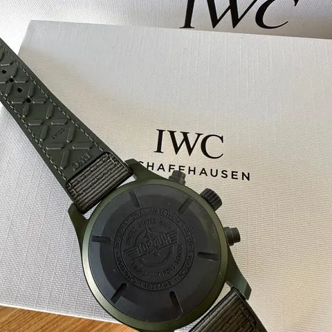 IWC Pilot Chronograph Top Gun IW389106 44.5mm Ceramic Green 2