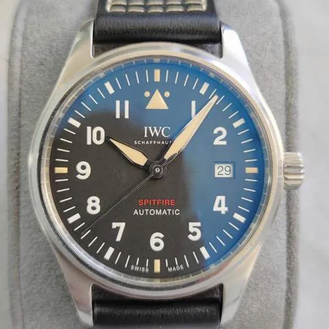 IWC Pilot IW326803 39mm Stainless steel Green