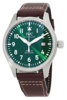 IWC Pilot Mark XX IW3282-05 40mm Stainless steel Green