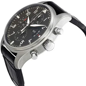 IWC Pilot IW377701 43mm Stainless steel Black 3