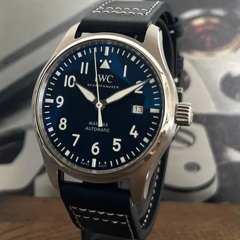 IWC Pilot Mark IW3282-03 40mm Stainless steel Blue 5