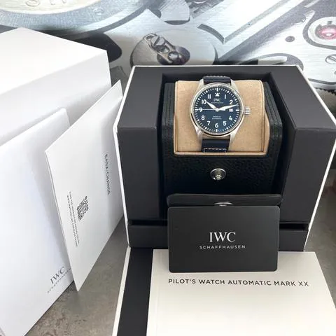 IWC Pilot Mark IW3282-03 40mm Stainless steel Blue 13