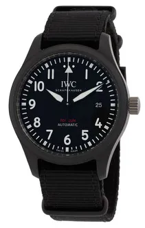 IWC Pilots IW3269-06.NYL 41mm Stainless steel Black