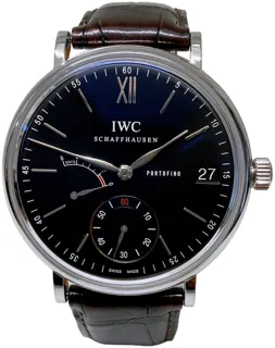 IWC Portofino Hand-Wound IW510102 Stainless steel Black