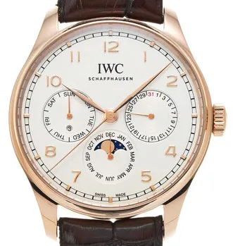 IWC Portugieser IW344202 42mm Yellow gold Silver