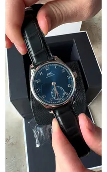 IWC Portugieser IW358305 nullmm Stainless steel Blue 1