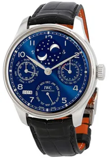 IWC Portugieser IW503401 White gold Blue