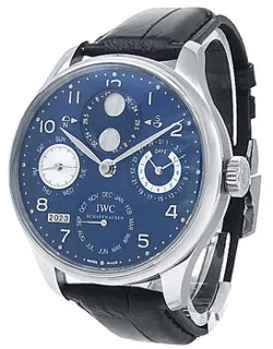 IWC Portugieser IW503203 White gold Blue