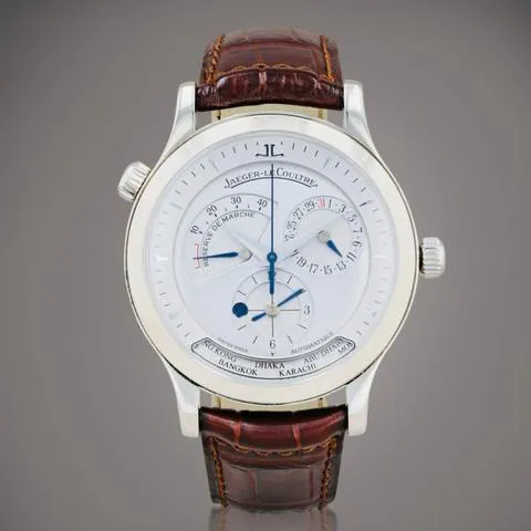 Jaeger-LeCoultre Master Geographic 142.3.92 38mm White gold Silver 2