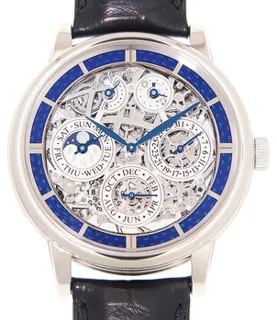 Jaeger-LeCoultre Master Grande Tradition Q50635SQ White gold Skeletonized