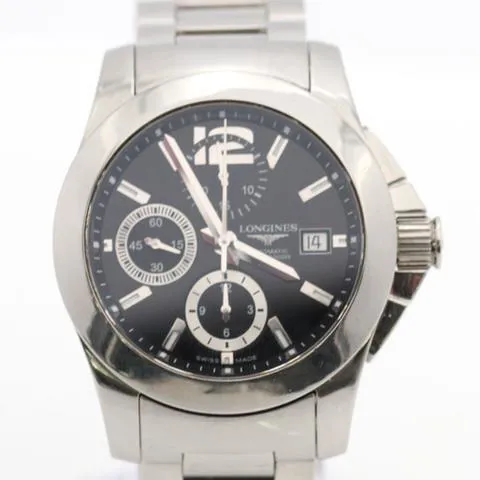 Longines Conquest L3.661.4 41mm Stainless steel Black