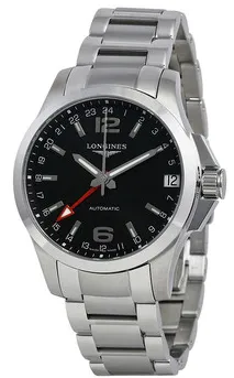 Longines Conquest L3.687.4.56.6 41mm Stainless steel Black