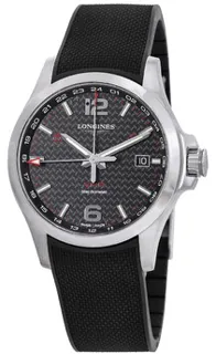 Longines Conquest V.H.P. L3.728.4.66.9 Stainless steel Black