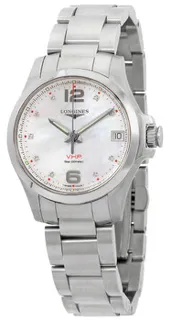 Longines Conquest L33164876 Stainless steel White