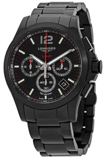 Longines Conquest V.H.P. L37172566 Stainless steel Black