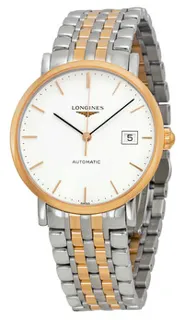 Longines Elegant L4.810.5.12.7 Stainless steel and Red gold White