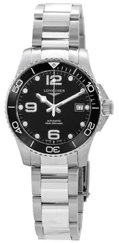 Longines HydroConquest L37804566 39mm Stainless steel Black