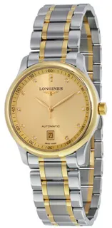 Longines Master Collection L2.628.5.37.7 Yellow gold and Stainless steel Champagne