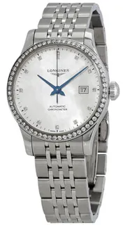 Longines Record L2.321.0.87.6 Stainless steel White