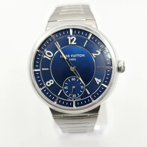 Louis Vuitton Tambour W1ST20 40mm Stainless steel Blue