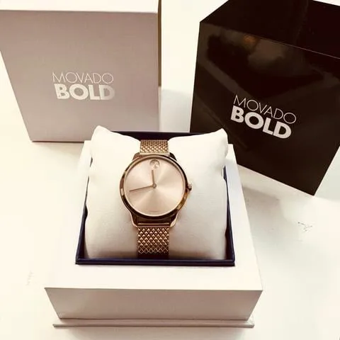 Movado Bold 36mm Stainless steel Gold