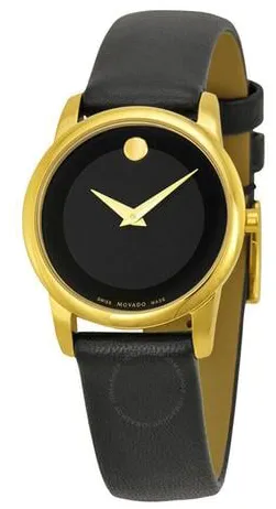 Movado nullmm Yellow gold Black