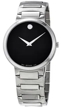 Movado 38mm Stainless steel Black