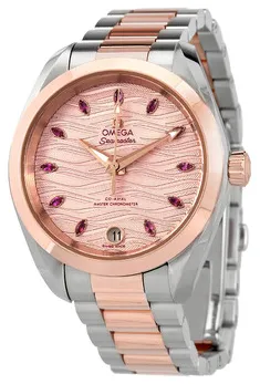 Omega Aqua Terra 220.20.34.20.60.001 34mm Stainless steel Pink