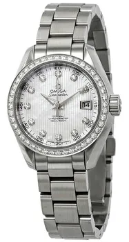 Omega Aqua Terra 231.15.30.20.55.001 30mm Stainless steel Mother-of-pearl