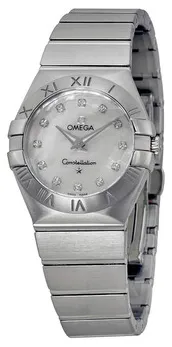 Omega Constellation 123.10.27.60.55.001 27mm Stainless steel White