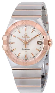 Omega Constellation Quartz 123.20.35.60.02.001 Red gold Silver