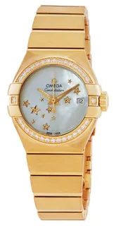 Omega Constellation 123.55.27.20.05.001 Yellow gold White