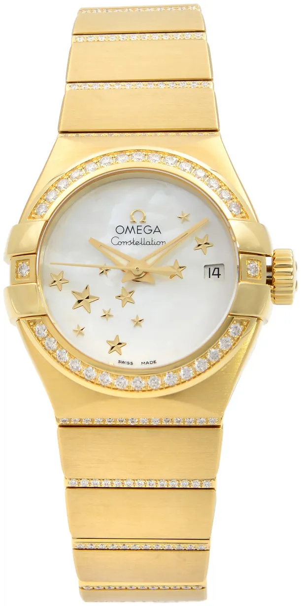Omega Constellation 123.55.27.20.05.002 27mm Yellow gold Mother-of-pearl