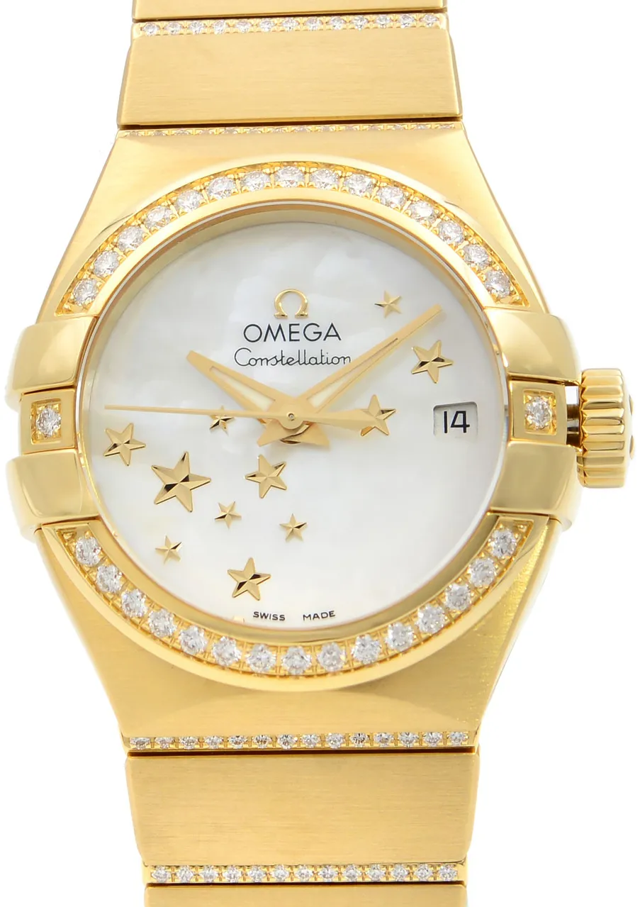 Omega Constellation 123.55.27.20.05.002 27mm Yellow gold Mother-of-pearl 2