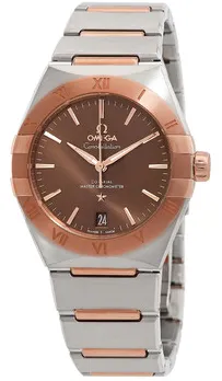 Omega Constellation 131.20.36.20.13.001 36mm Rose gold and Stainless steel Brown