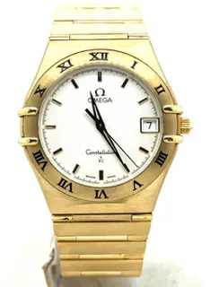 Omega Constellation Quartz 396.1201 Yellow gold Silver