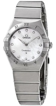 Omega Constellation Quartz 131.10.28.60.55.001 28mm Stainless steel Mother-of-pearl