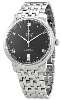 Omega De Ville 424.10.40.20.01.003 39mm Stainless steel Black