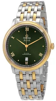 Omega De Ville 424.20.40.20.10.001 39mm Stainless steel Green