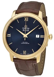 Omega De Ville 424.53.40.20.03.001 Yellow gold Blue