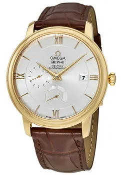 Omega De Ville 424.53.40.21.02.002 39mm Yellow gold Silver