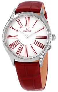 Omega De Ville 428.18.36.60.04.002 Stainless steel White