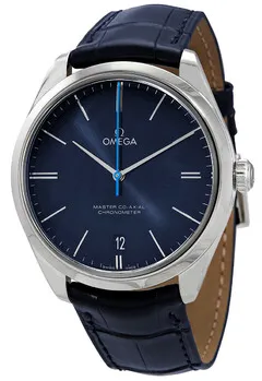 Omega De Ville 432.13.40.21.03.001 40mm Stainless steel Blue