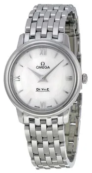 Omega De Ville Prestige 424.10.27.60.05.001 27mm Stainless steel Mother-of-pearl