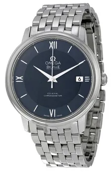 Omega De Ville Prestige 424.10.37.20.03.001 36mm Stainless steel Blue