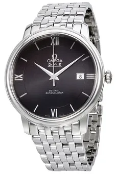 Omega De Ville Prestige 424.10.40.20.01.001 39mm Stainless steel Black